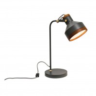 Mercator-Clinton Table Lamp - Grey